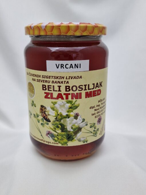Beli bosiljak Zlatni med 1Kg