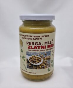 Perga,Mleč i Zlatni med sa propolisom i polenom