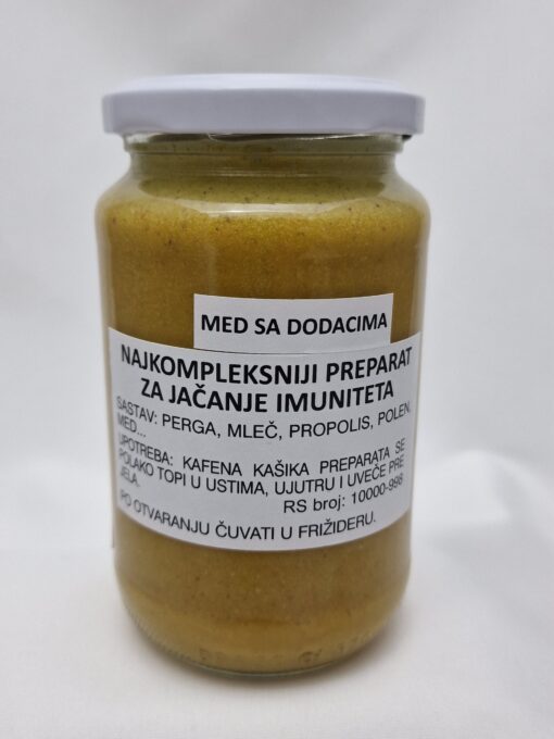 Perga,Mleč i Zlatni med sa propolisom i polenom